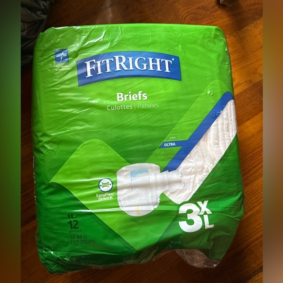 FitRight OptiFit Extra Briefs w/ Tabs, Adult Incontinence Brief, 20ct (80 Total) - Picture 5 of 5
